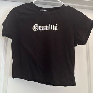 GEMINI FASHION NOVA CROP TOP